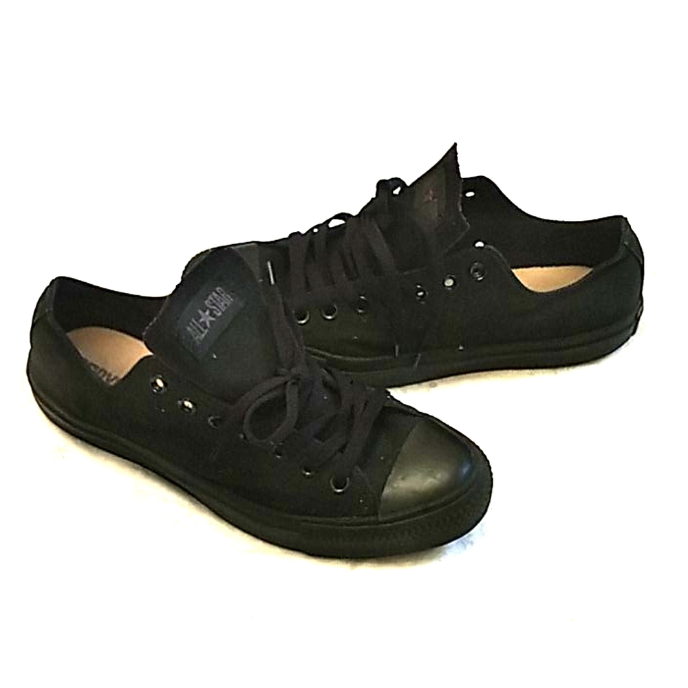 Low Top Black Chuck Taylors